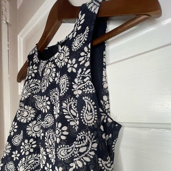 Tommy Hilfiger NWTs Floral Print Whispy Top Sleeveless Dress - Picture 9 of 15